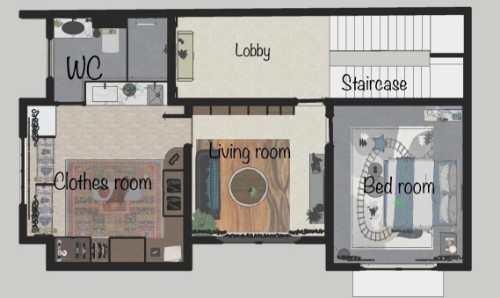 Cải tạo tầng 2 biệt thự - Thủ Thiêm, HCM